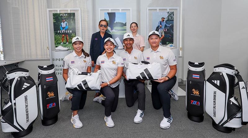 สกท. จับมือ อาดิดาส กอล์ฟ เป็นปีที่ 5 ส่งมอบรองเท้ากอล์ฟให้นักกอล์ฟทีมชาติไทย