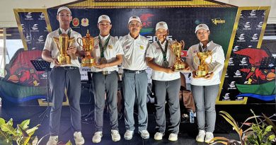 ทีมกอล์ฟไทย กวาด 4 แชมป์ ศึกสมัครเล่นนานาชาติที่อินโดนีเซีย