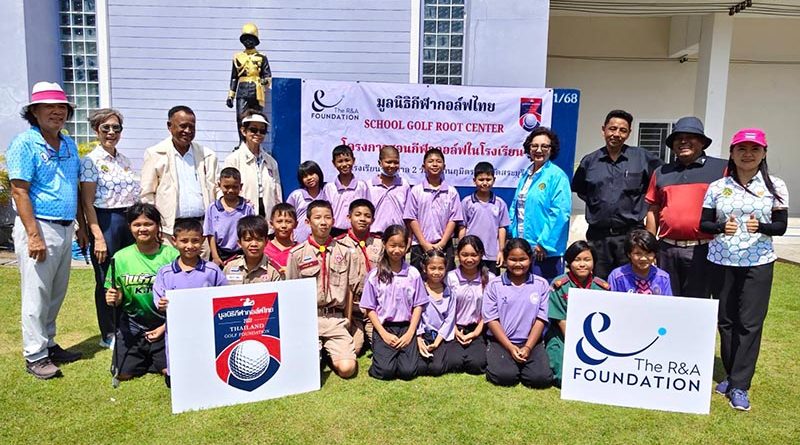 มูลนิธิกีฬากอล์ฟไทย นำร่องให้เด็กรู้จักกีฬากอล์ฟ ที่สระบุรี