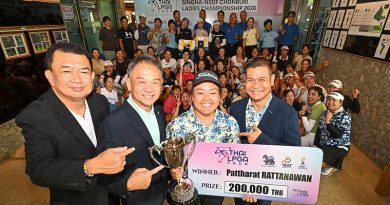 “ภัทรรัตน์” นำม้วนเดียวคว้าแชมป์ ไทยแอลพีจีเอที่เทรชเชอร์ฮิลล์